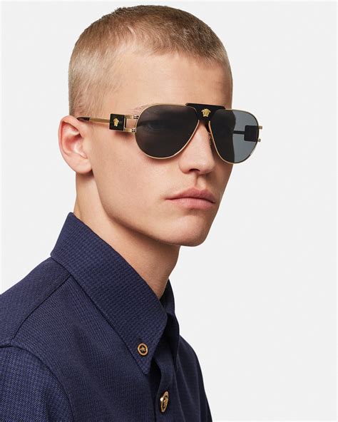 versace aviator sunglasses clg code|Versace sunglasses aviator style.